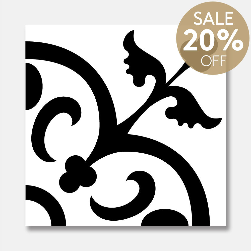 Heritage Palmyra Encaustic Look 200x200 Matt Tile