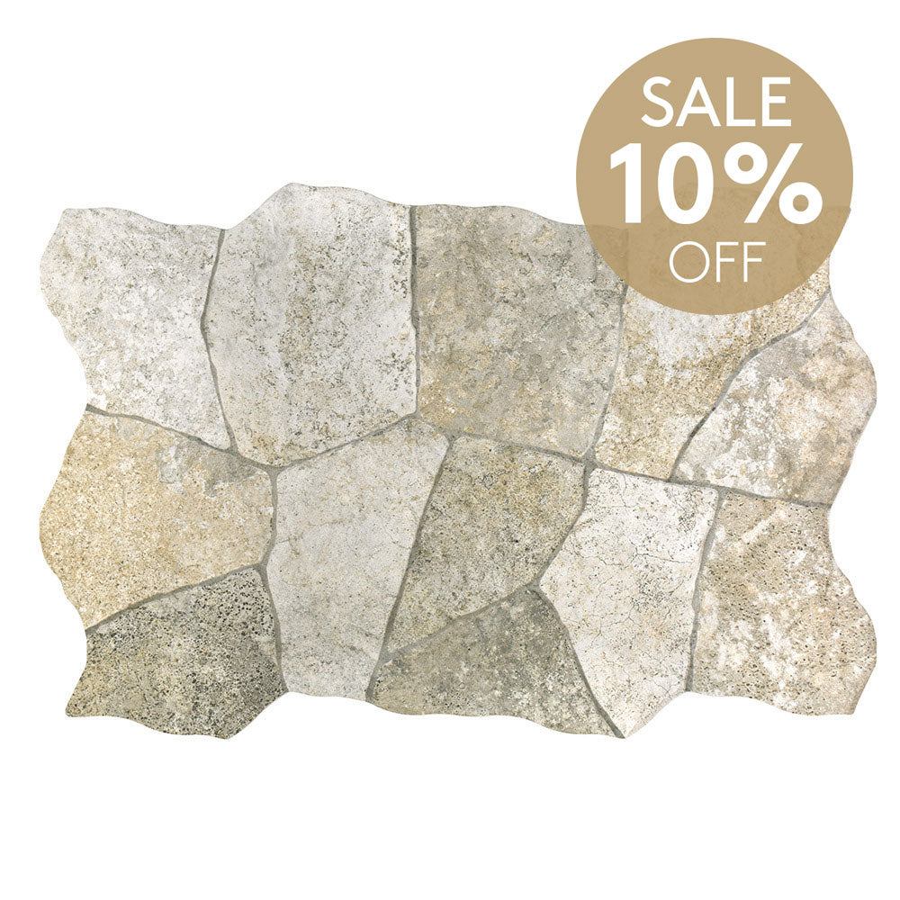 Kalbarri Beige 400x620 Interlocking Porcelain Floor/Wall Cladding Tile