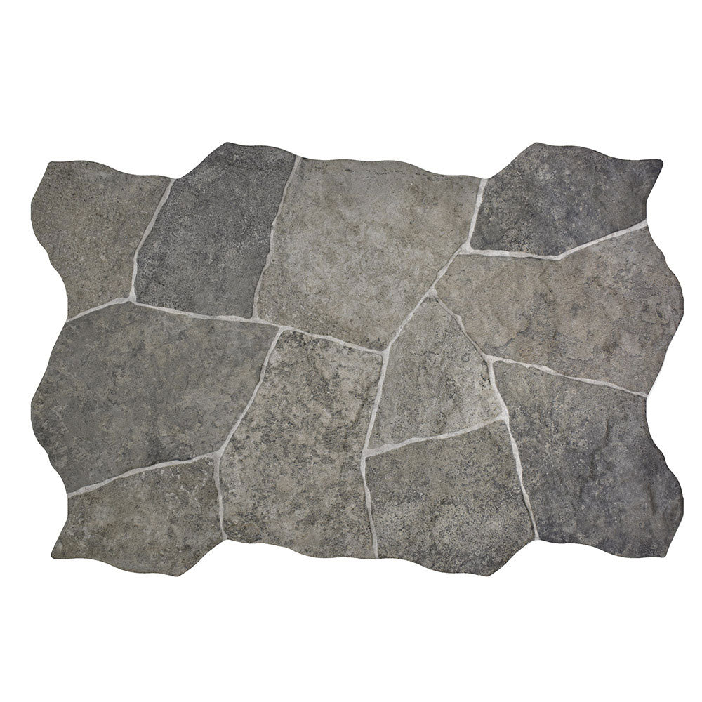 Kalbarri Charcoal 400x620 Interlocking Porcelain Floor/Wall Cladding Tile