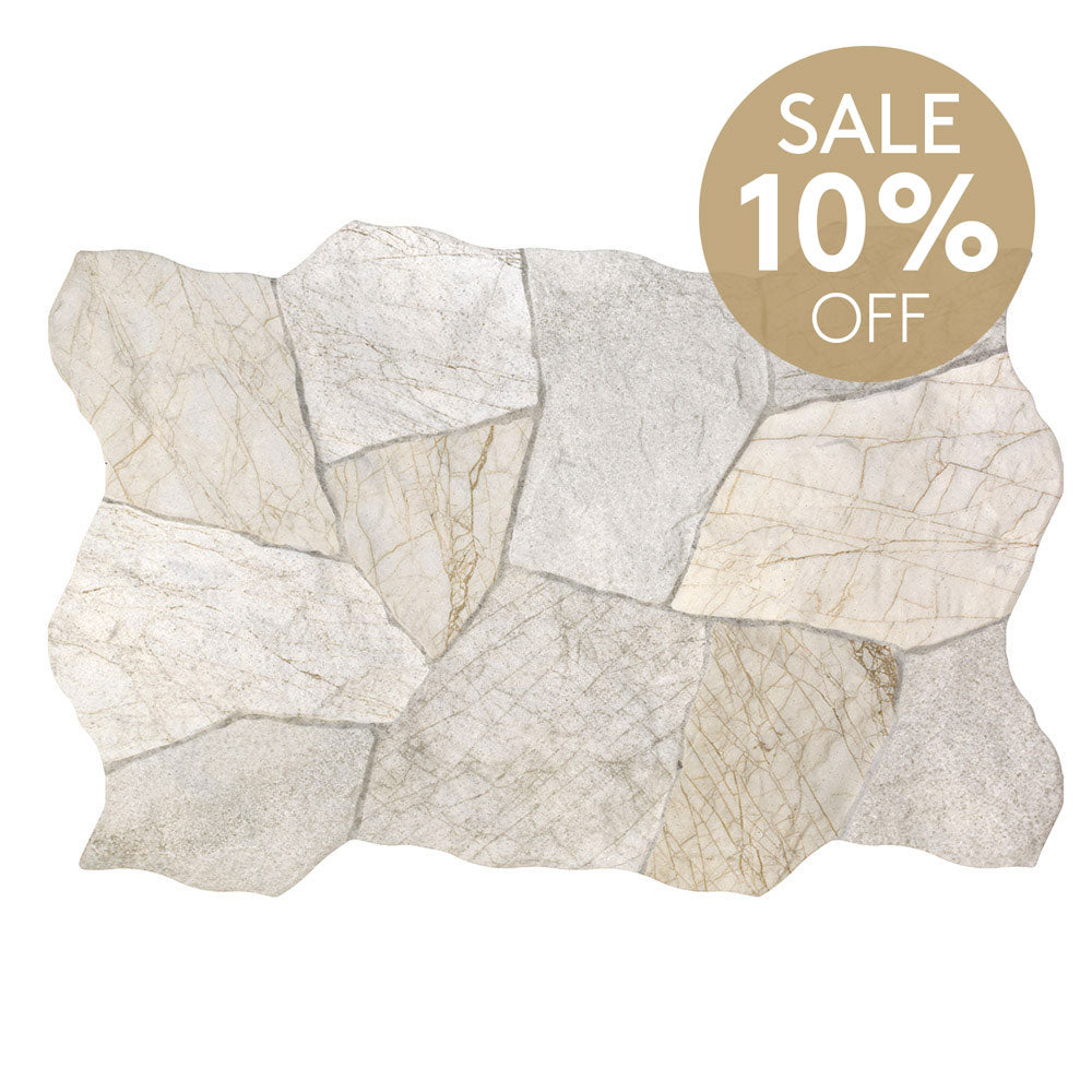 Kalbarri Cream 400x620 Interlocking Porcelain Floor/Wall Cladding Tile