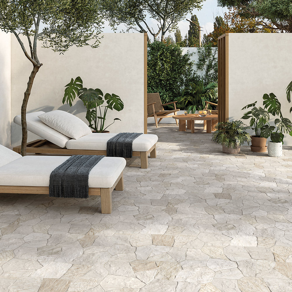 Kalbarri Cream 400x620 Interlocking Porcelain Floor/Wall Cladding Tile