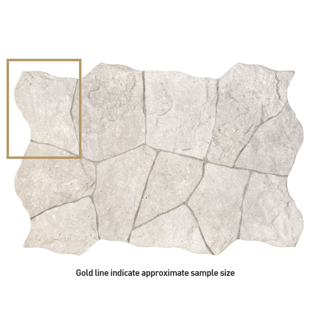 Kalbarri White 400x620 Interlocking Porcelain Floor/Wall Cladding Tile