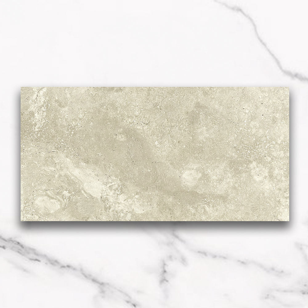 Kronos Beige 300X600 CC Travertine Look Matt Porcelain Tiles