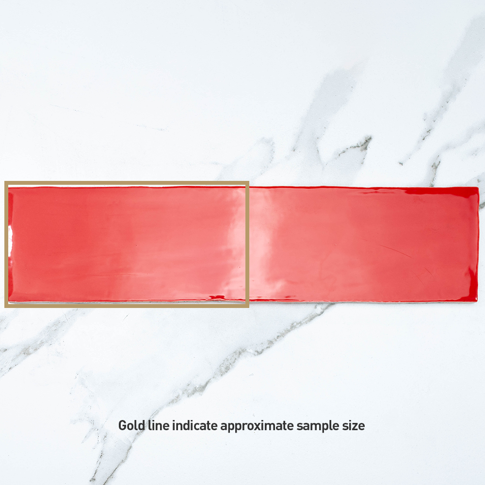 Manhattan Fire Engine Red 75x300 Gloss Subway Tile