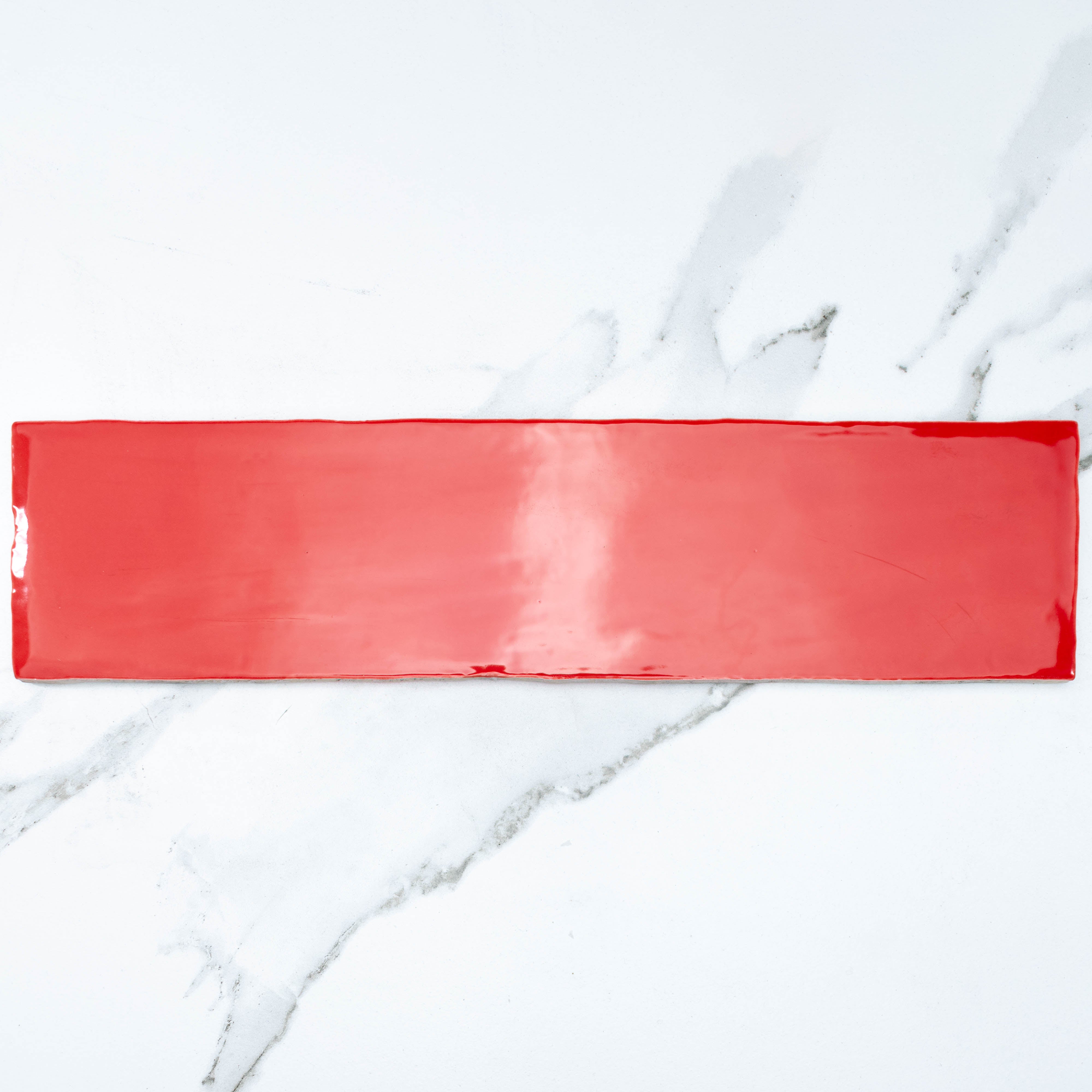 Manhattan Fire Engine Red 75x300 Gloss Subway Tile
