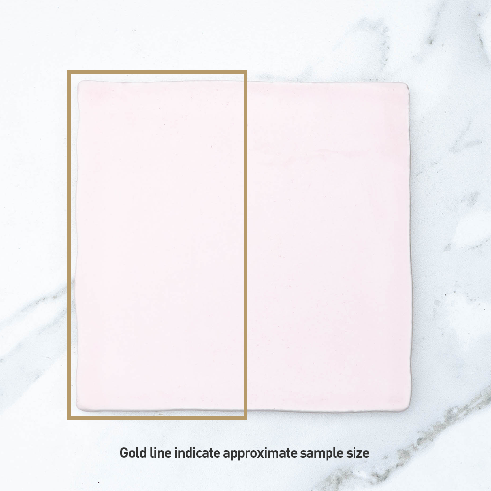 Manhattan Soft Pink 100x100 Matt Subway Tile