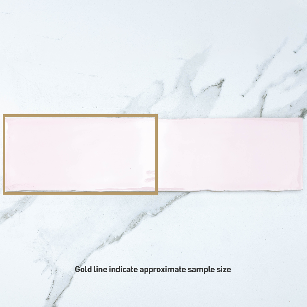 Manhattan Soft Pink Brillo 75x300 Gloss Subway Tile