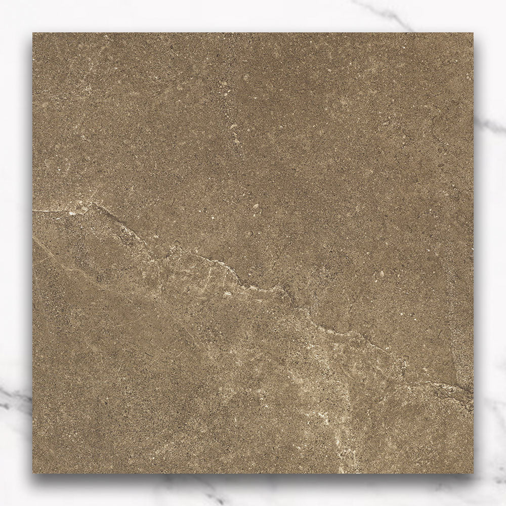 Magione Brown 300X300 Matt Marble Look Porcelain Tile