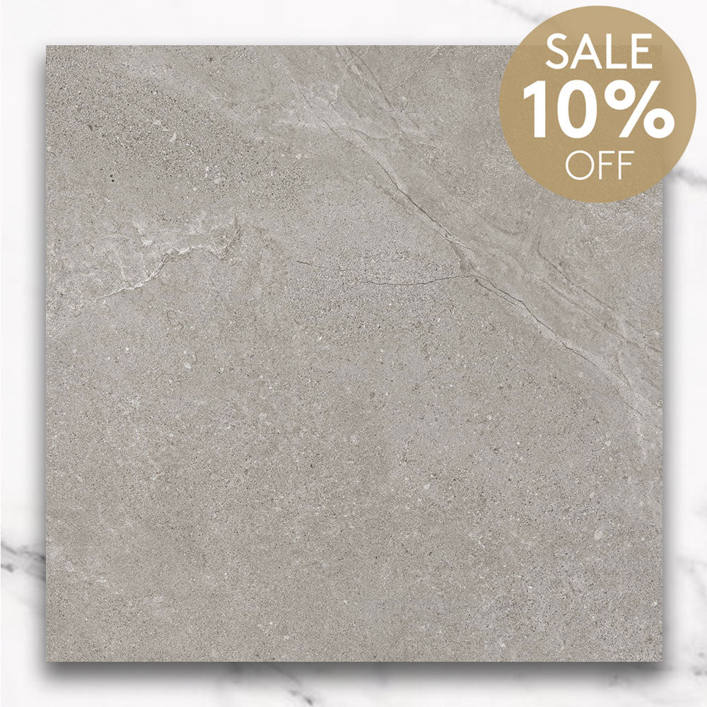 Magione Grey 300X300 Matt Marble Look Porcelain Tile