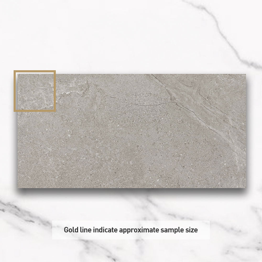 Magione Grey 400X600x20 Outdoor Porcelain Pencil Edge Bullnose (per piece)