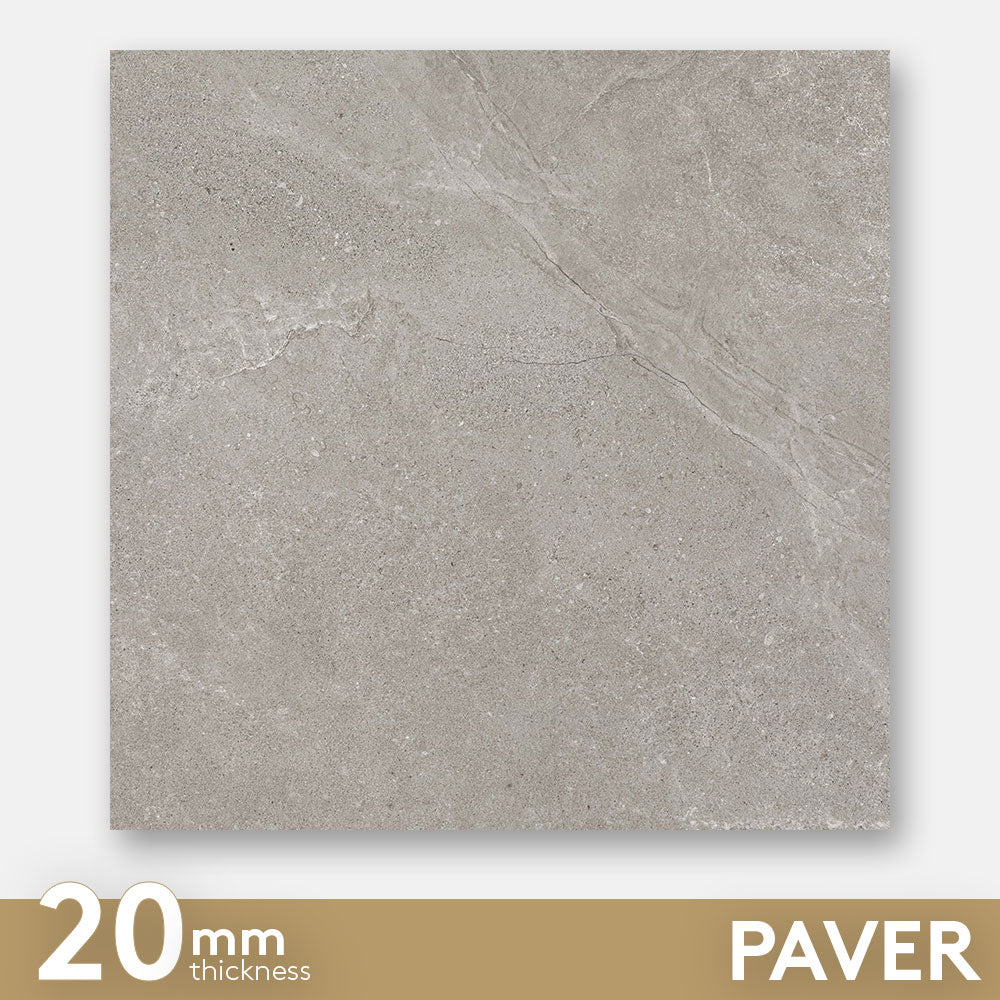 Magione Grey 600x600x20 Outdoor Porcelain Paver Tile