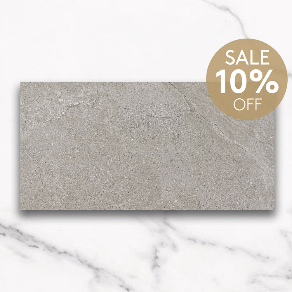 Magione Grey 400X600x20 Outdoor Porcelain Pencil Edge Bullnose (per piece)