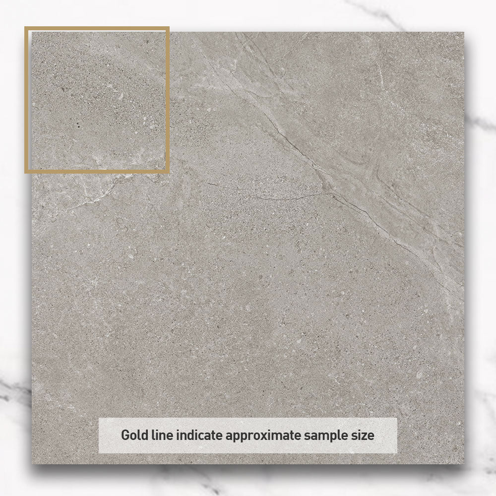 Magione Grey 300X300 Matt Marble Look Porcelain Tile