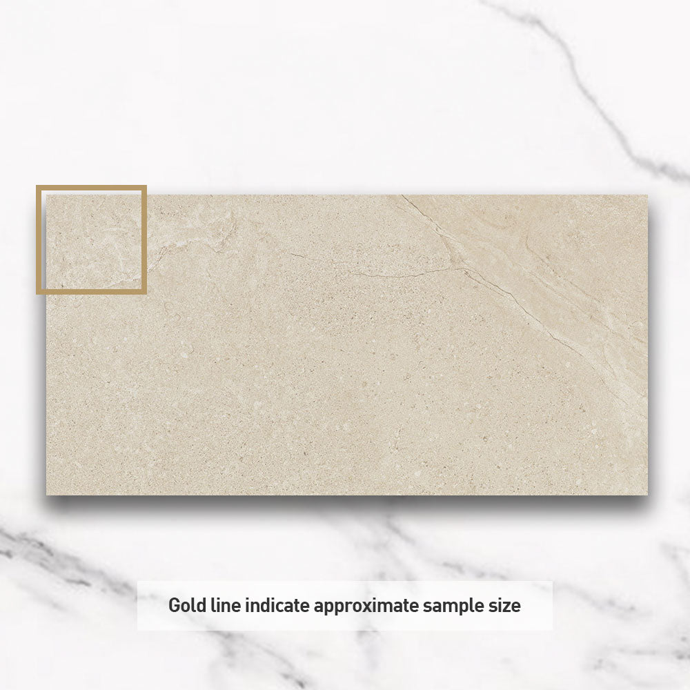 Magione Sand 300X600 Matt Marble Look Porcelain Tile