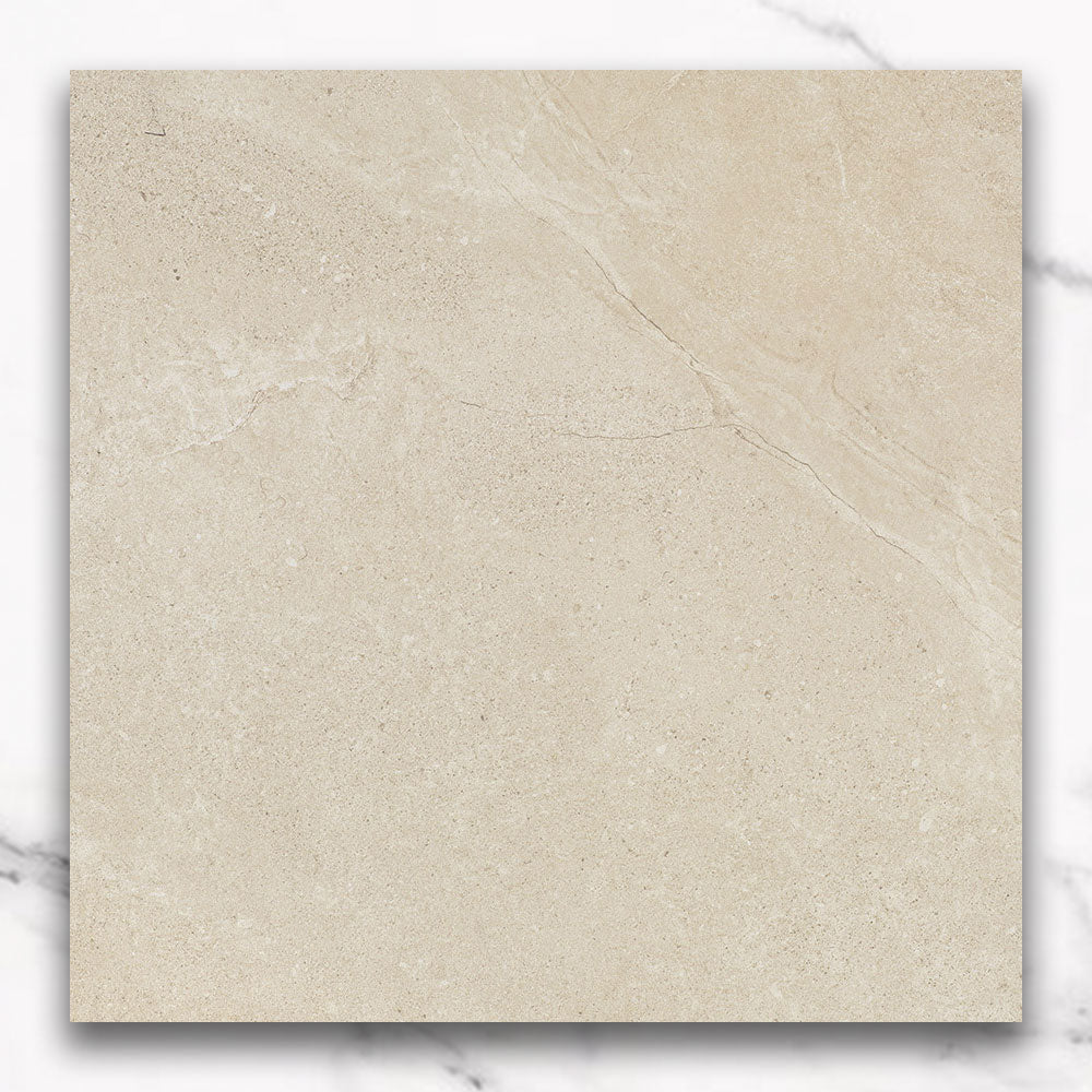 Magione Sand 300X300 Matt Marble Look Porcelain Tile