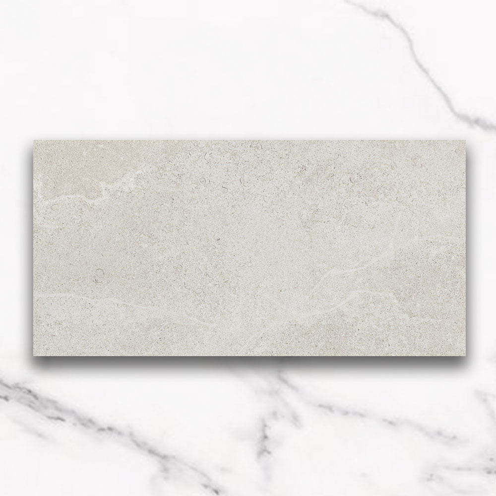 Magione White 300X600 Matt Marble Look Porcelain Tile