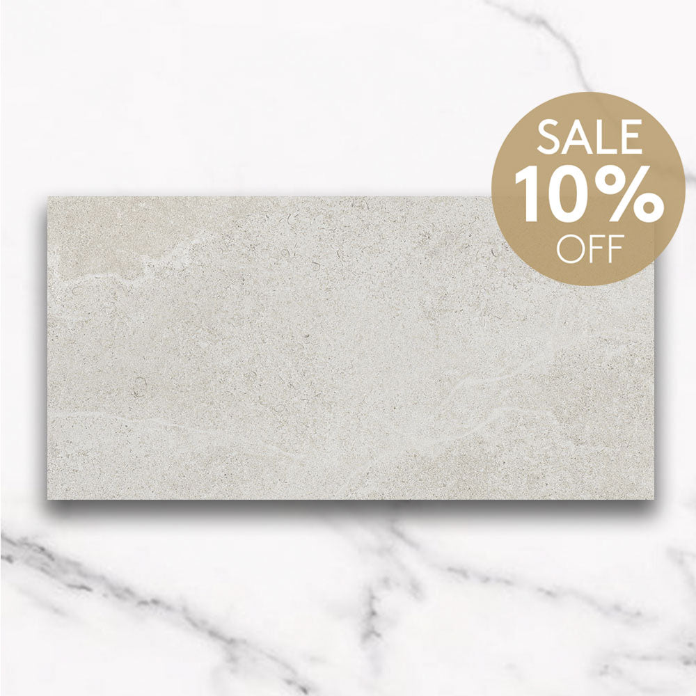 Magione White 300X600 Matt Marble Look Porcelain Tile
