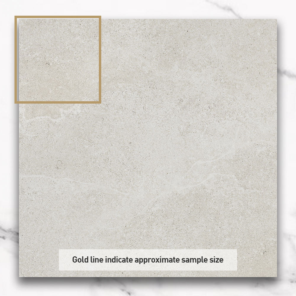 Magione White 600X600 Matt Marble Look Porcelain Tile