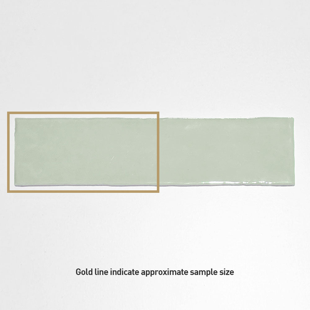 Manhattan Jasper Green 75x300 Gloss Subway Tile