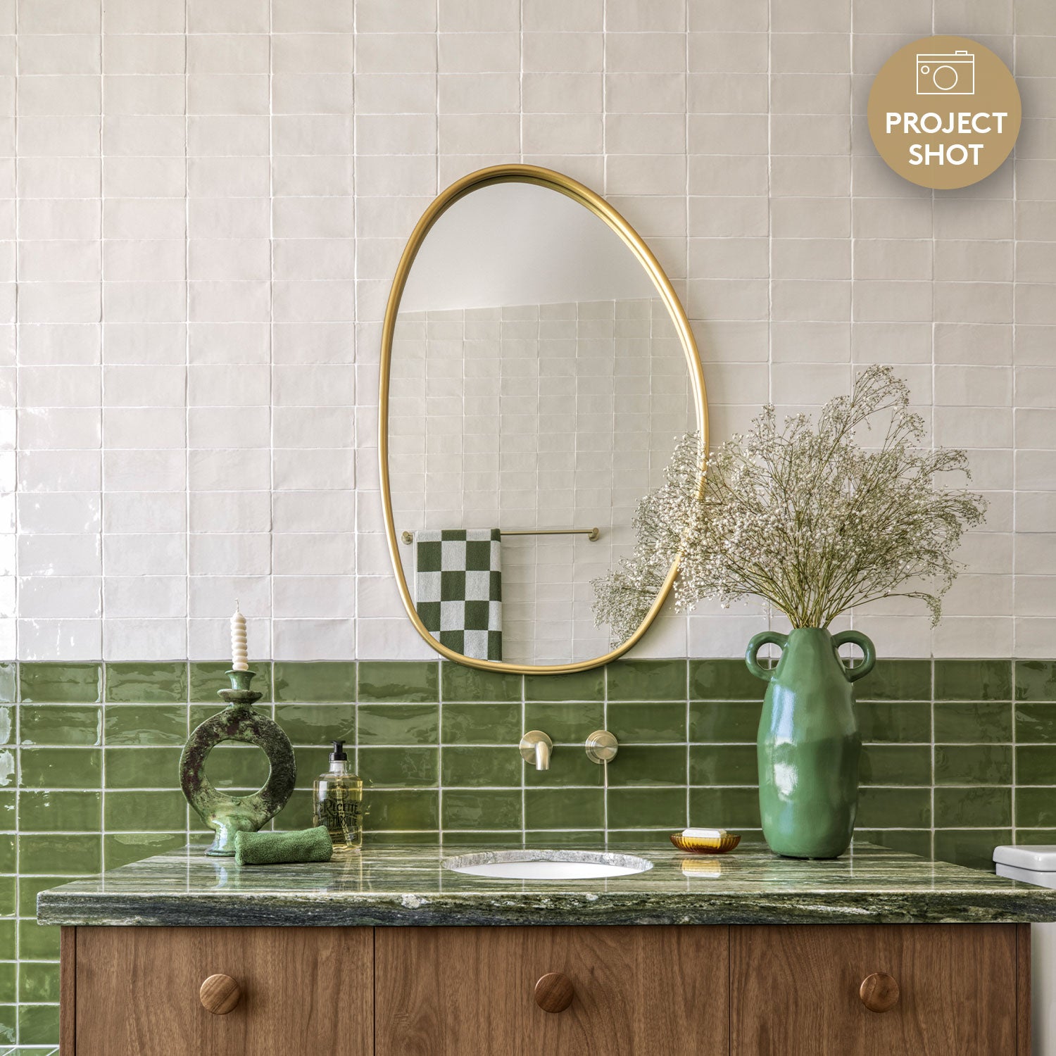 Manhattan Avocado 75x300 Gloss Subway Tile