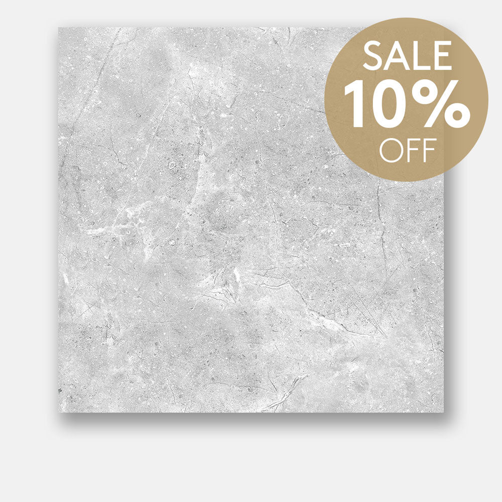 Marbella Grey 600X600 Polished Porcelain Tile