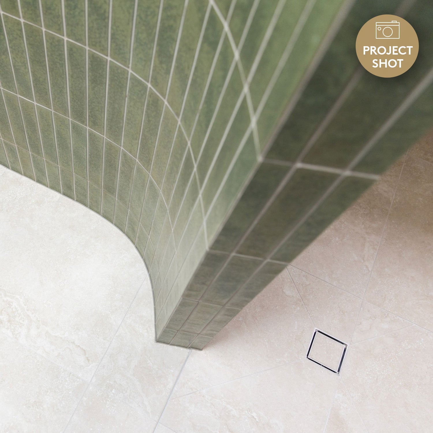 Mykonos Sage Green 50X250 Zellige Matt Hand Made Subway Tile