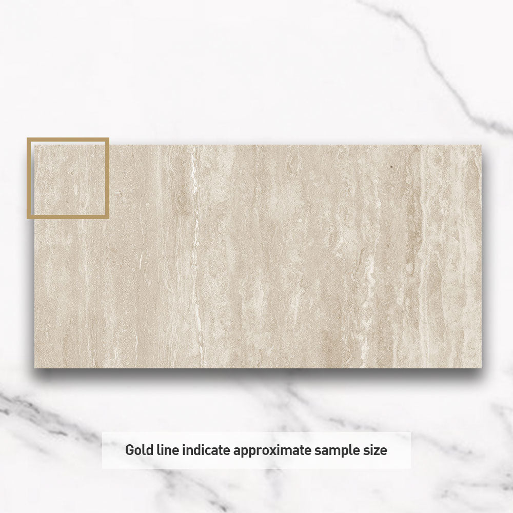Marseille Sand 300x600 Matt Travertine Look Porcelain Tile