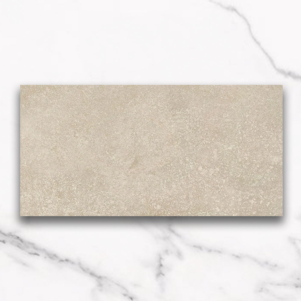 Memphis White 600X900 Satin Finish Concrete Look Porcelain Tile