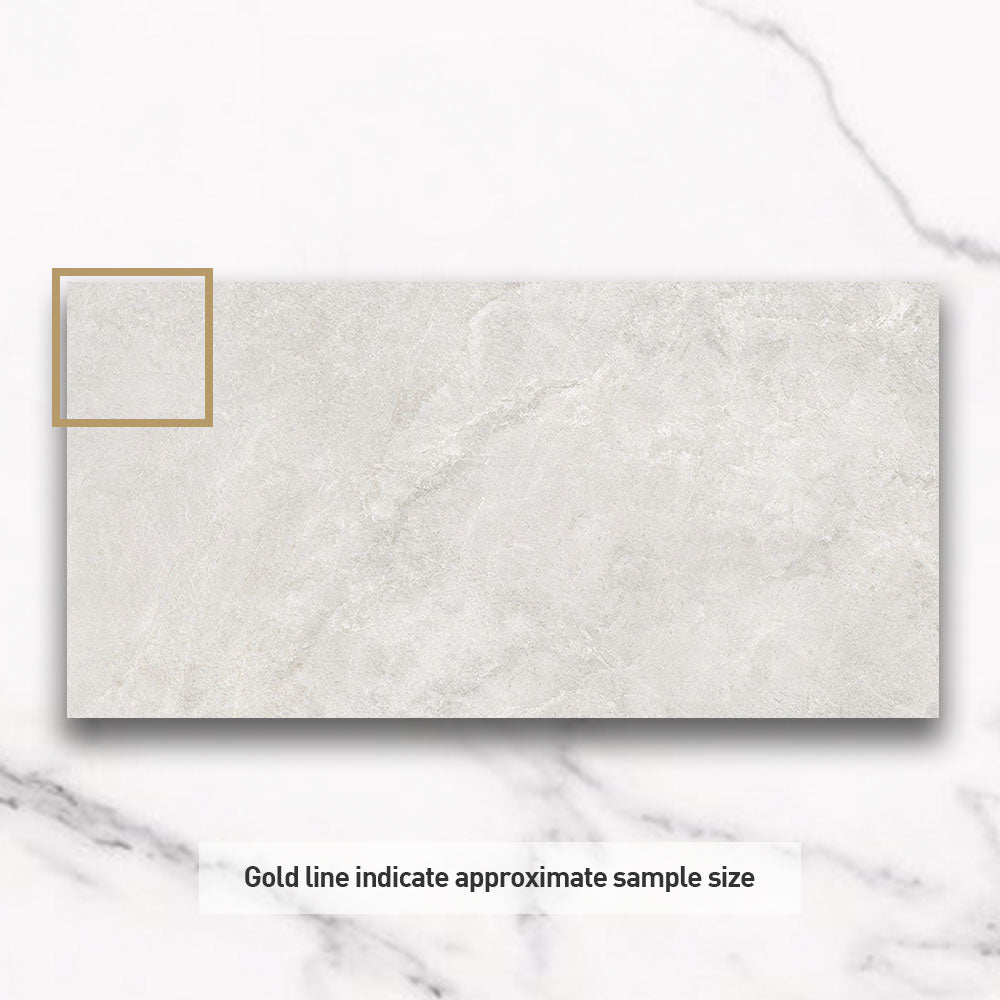 Messina Silver 300x600 Matt Stone Look Porcelain Tile