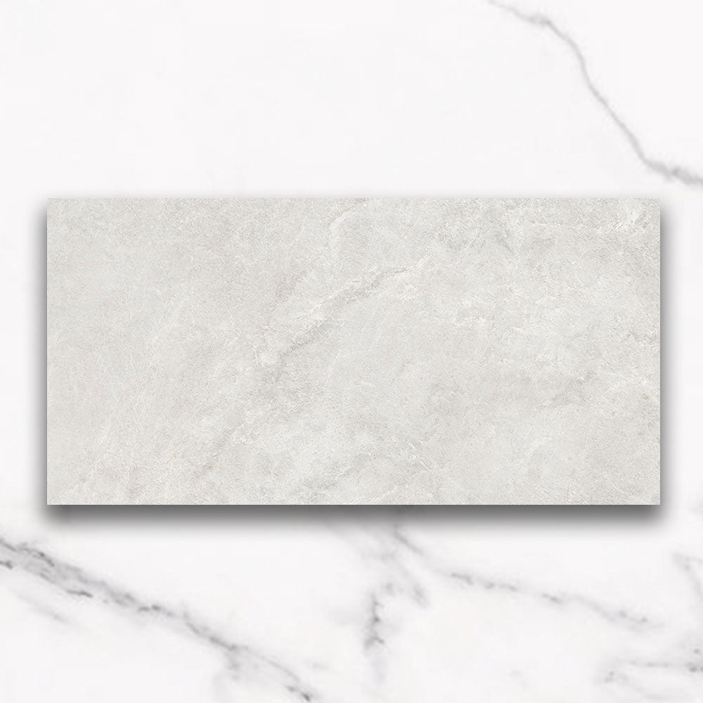 Messina Silver 300x600 Matt Stone Look Porcelain Tile