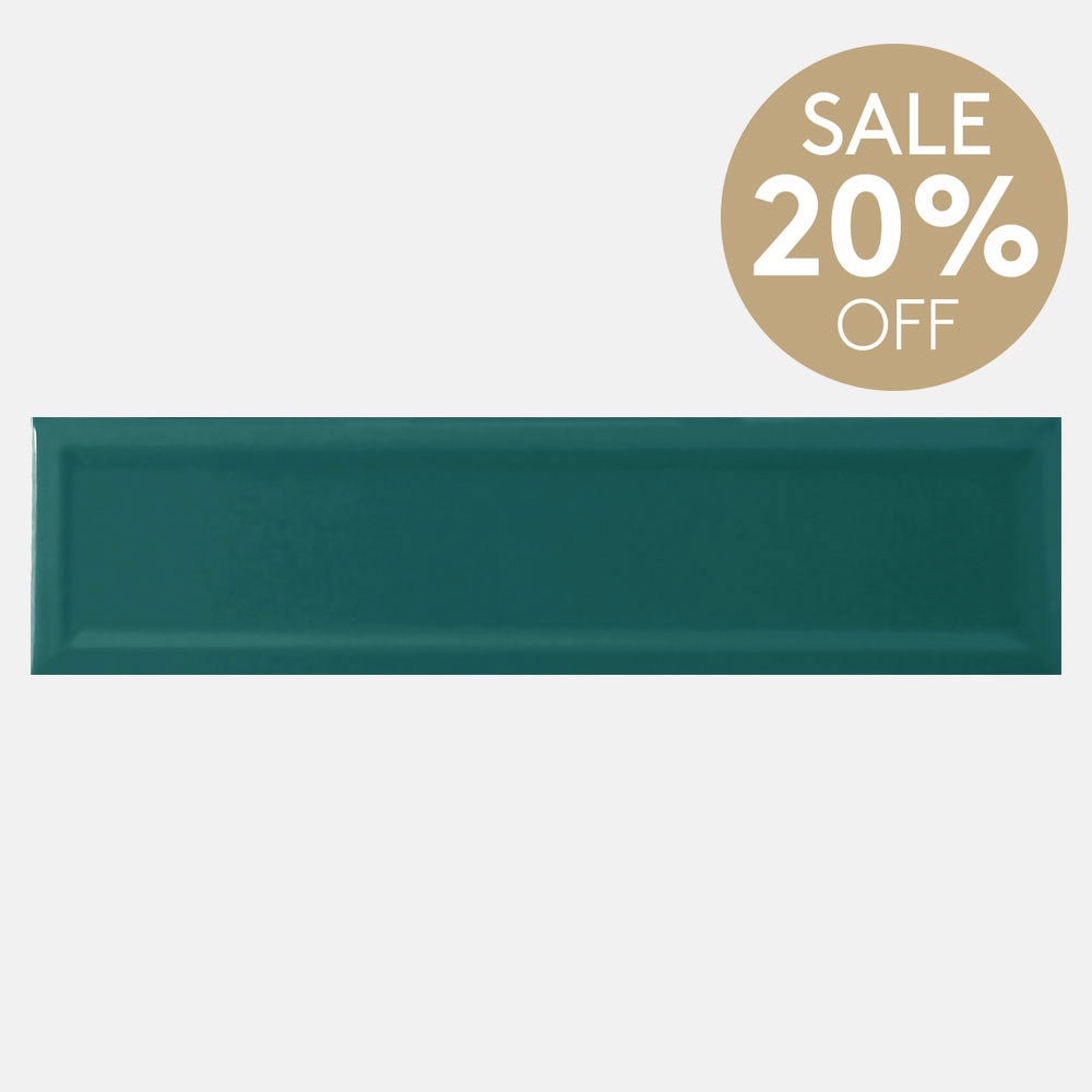 Metro Dark Green Frame 68x280 Matt Subway Tile