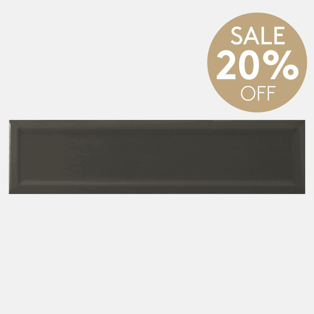 Metro Dark Grey Frame 68x280 Matt Subway Tile