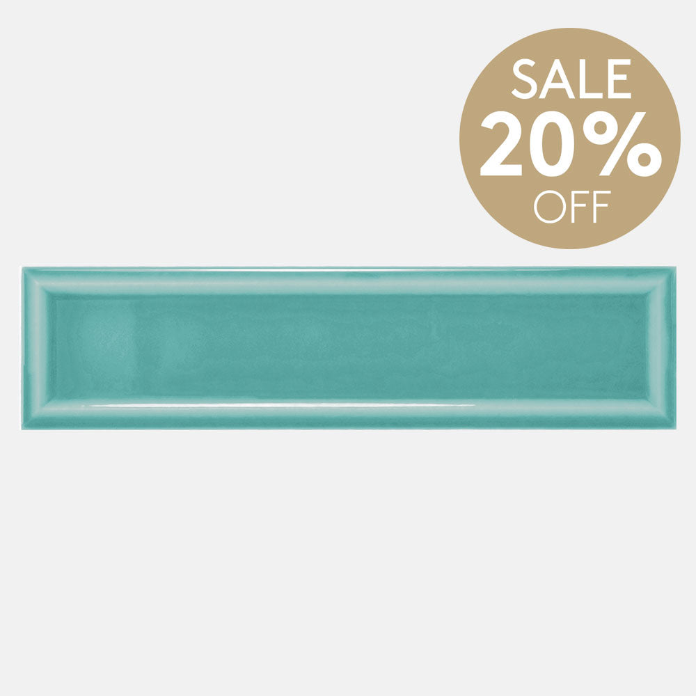 Metro Light Green Frame 68x280 Gloss Subway Tile
