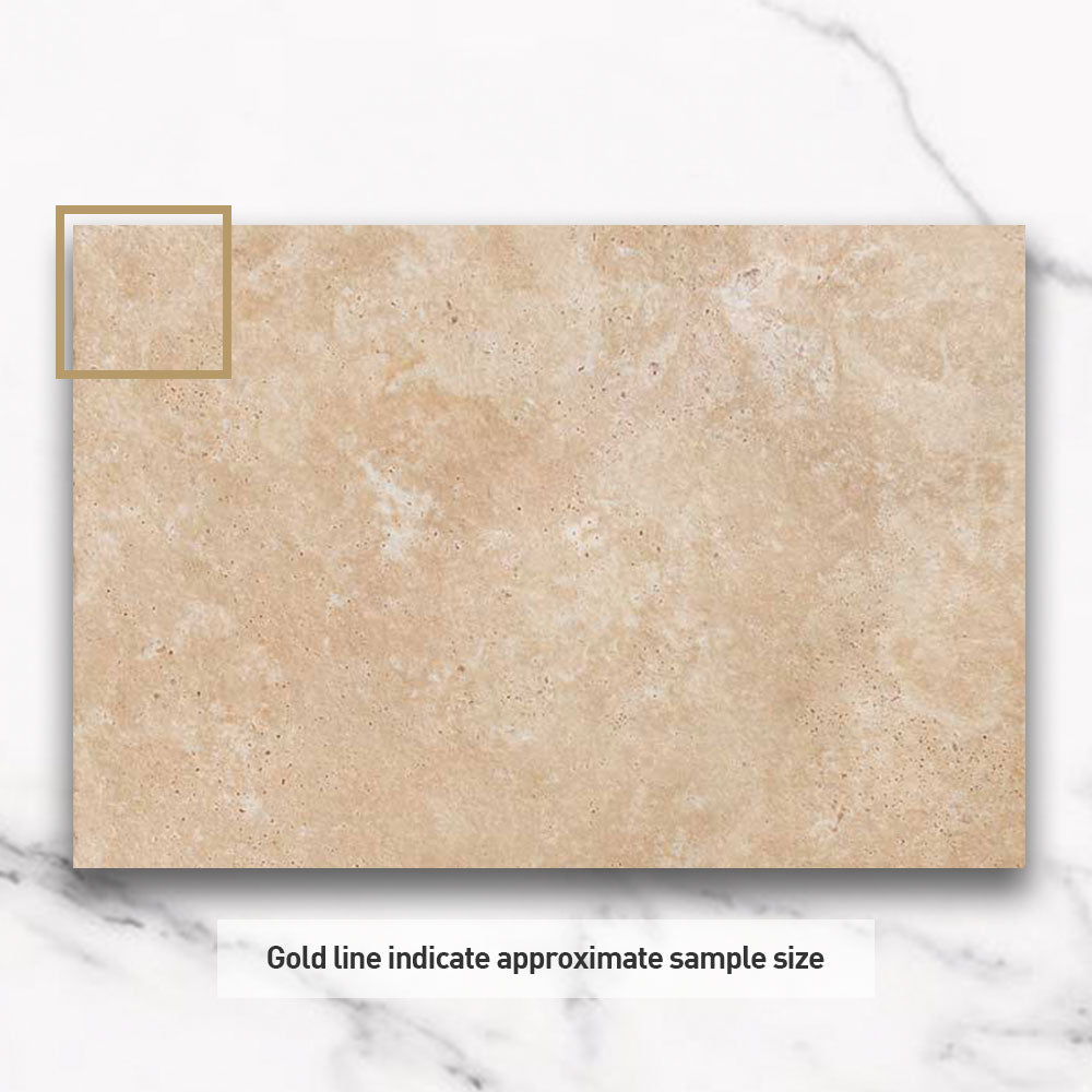 Milos Beige 440x600 Travertine CC Outdoor Porcelain Tile