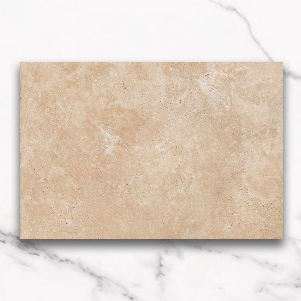 Milos Beige 440x600 Travertine CC Outdoor Porcelain Tile