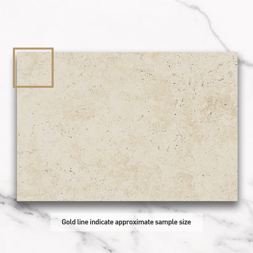 Milos Ivory 440x600 Travertine CC Outdoor Porcelain Tile