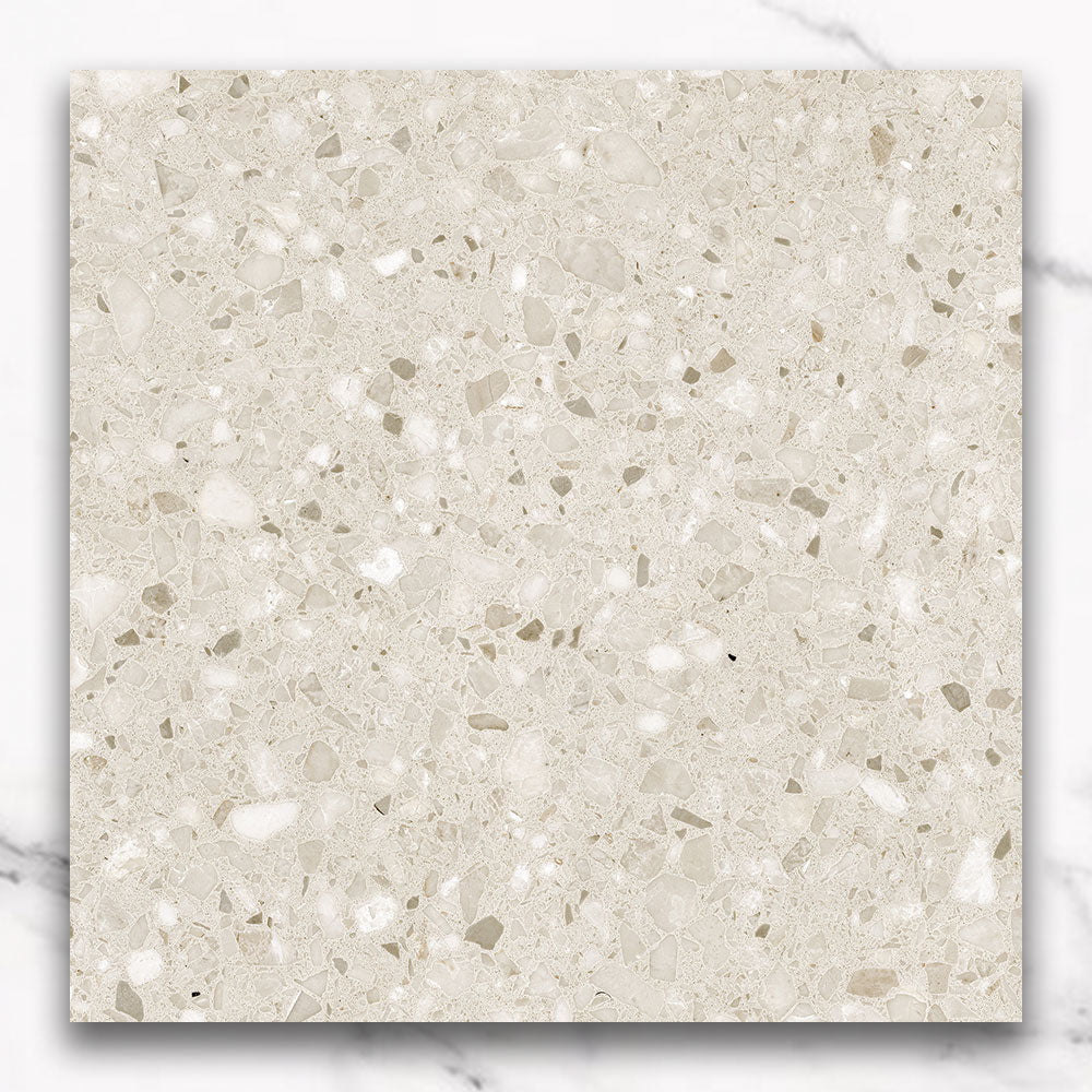 Modena Beige 600X600 Matt Terrazzo Porcelain Tile