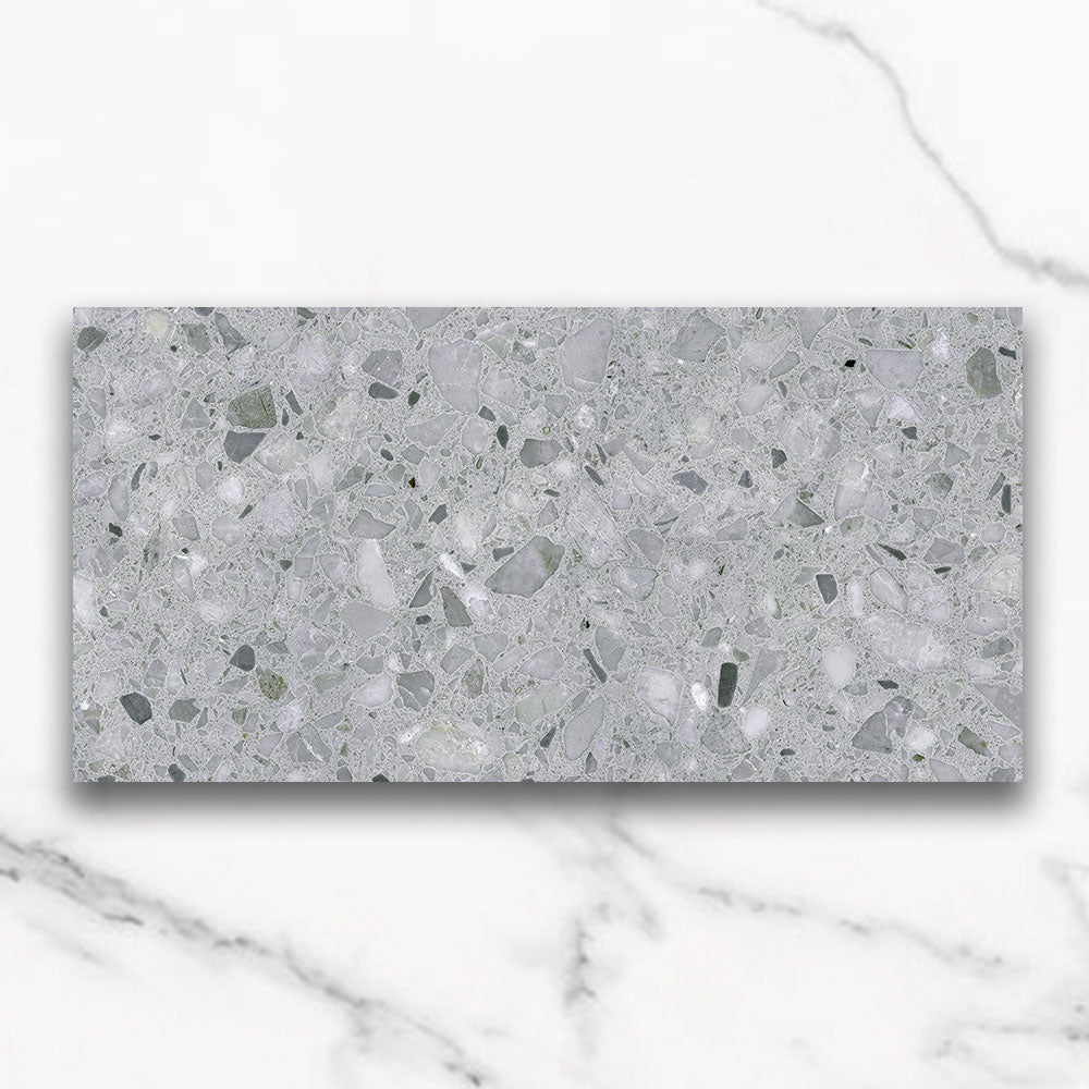 Modena Grey 300X600 Matt Terrazzo Porcelain Tile