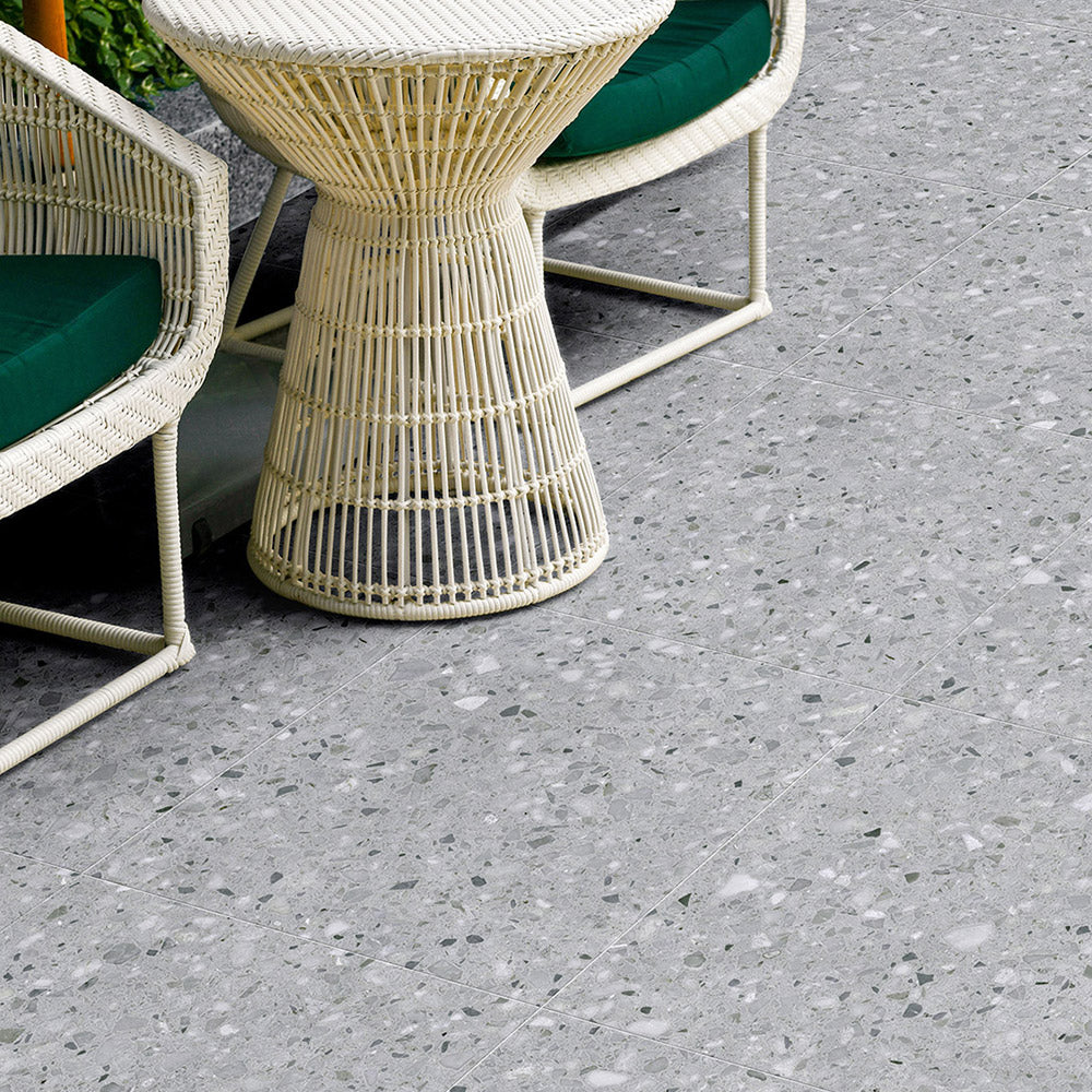 Modena Grey 300X600 Matt Terrazzo Porcelain Tile