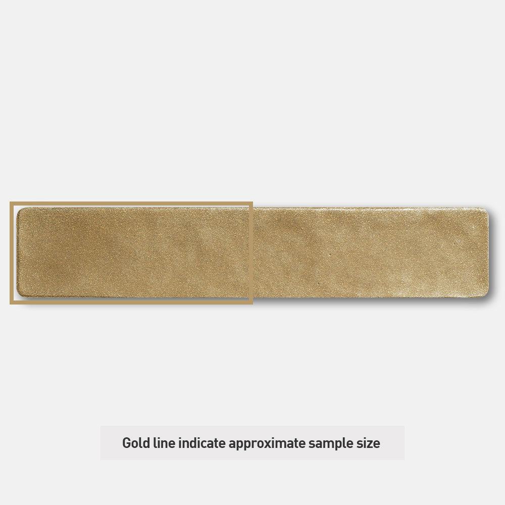 Mykonos Champagne Gold 50X250 Zellige Matt Hand Made Subway Tile