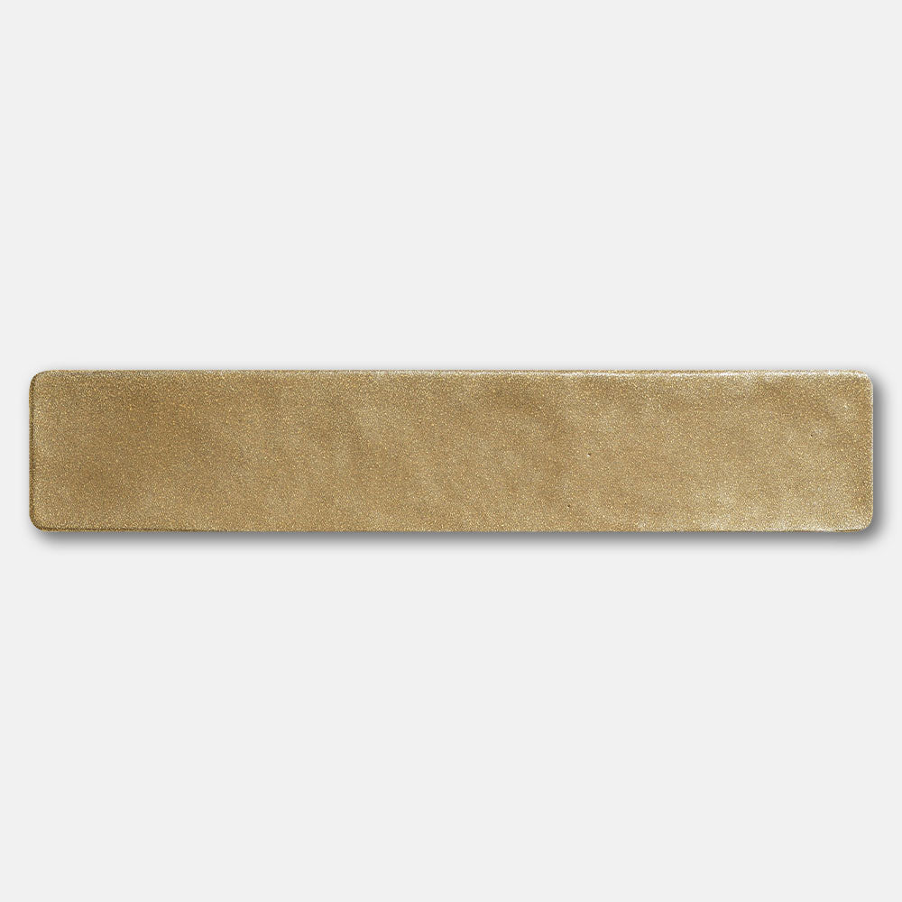 Mykonos Champagne Gold 50X250 Zellige Matt Hand Made Subway Tile