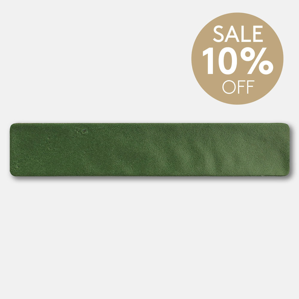 Mykonos Hunter Green 50X250 Zellige Matt Hand Made Subway Tile