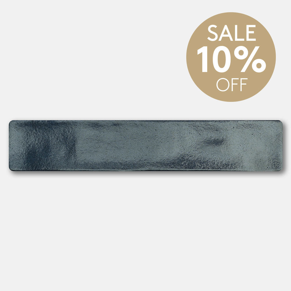 Mykonos Midnight Blue 50X250 Zellige Matt Hand Made Subway Tile