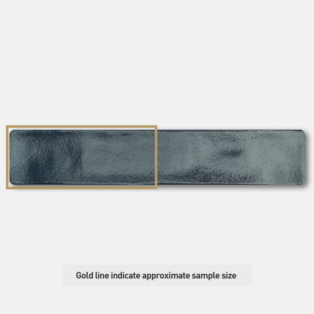 Mykonos Midnight Blue 50X250 Zellige Matt Hand Made Subway Tile