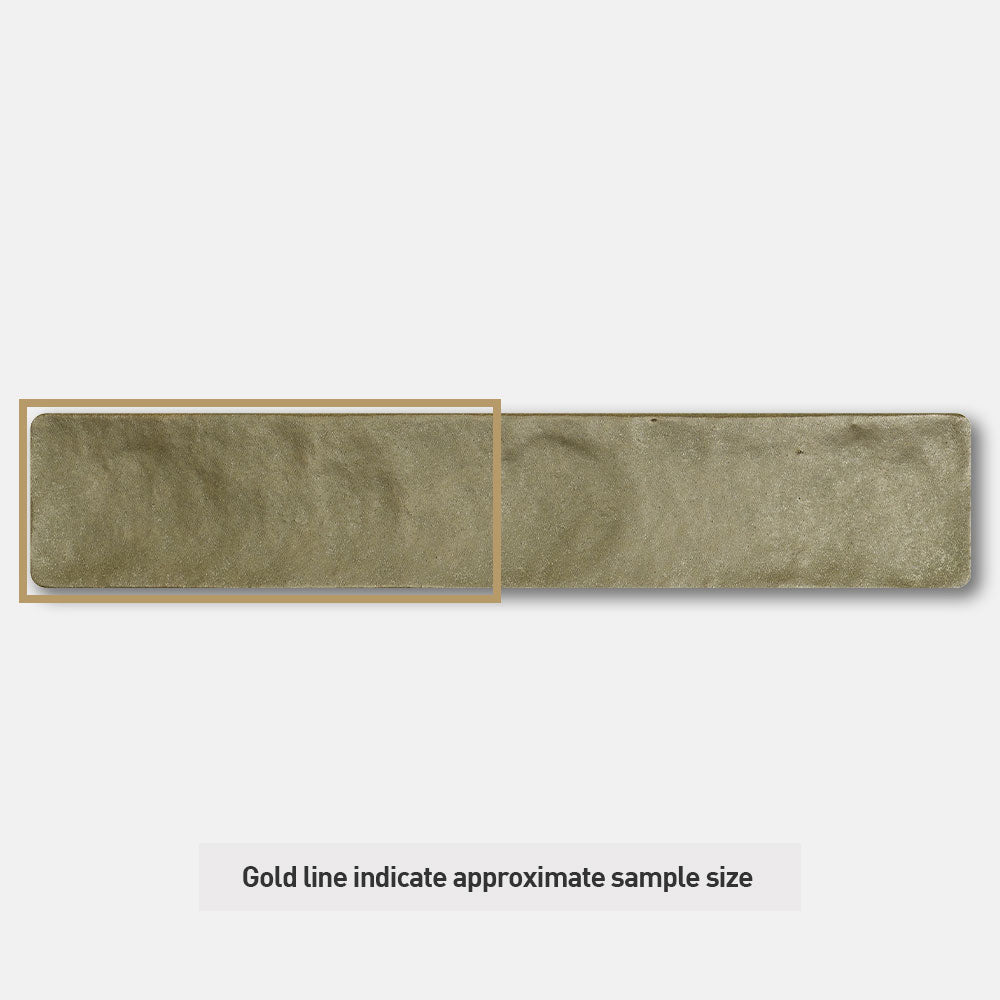 Mykonos Moss Green 50X250 Zellige Matt Hand Made Subway Tile