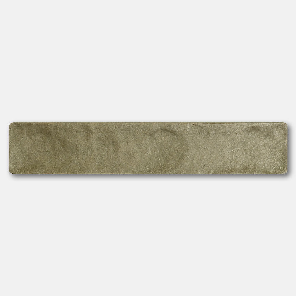 Mykonos Moss Green 50X250 Zellige Matt Hand Made Subway Tile