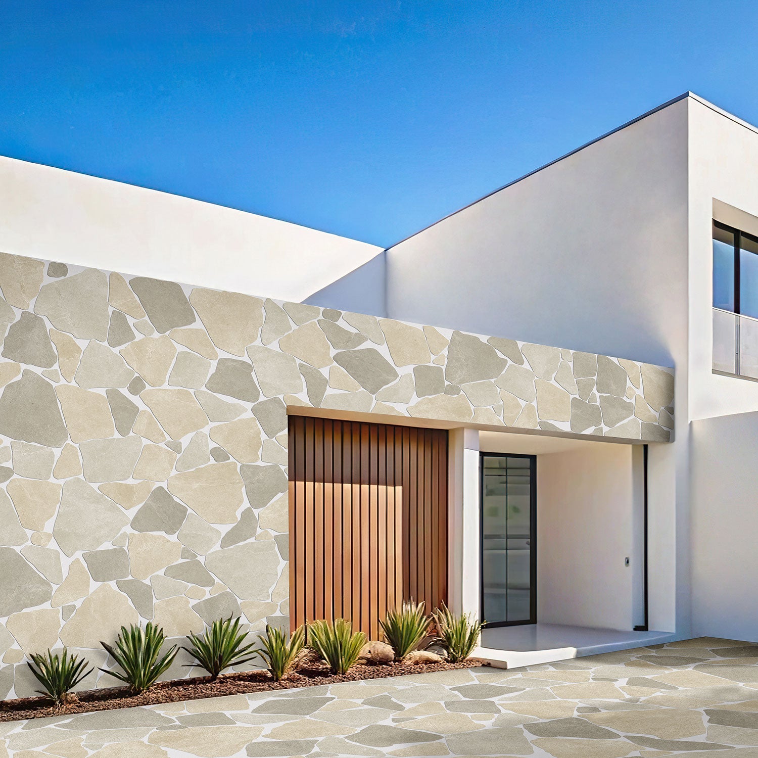 Noosa Rock Stone Look Crazy Paving Floor and Wall Cladding Tile