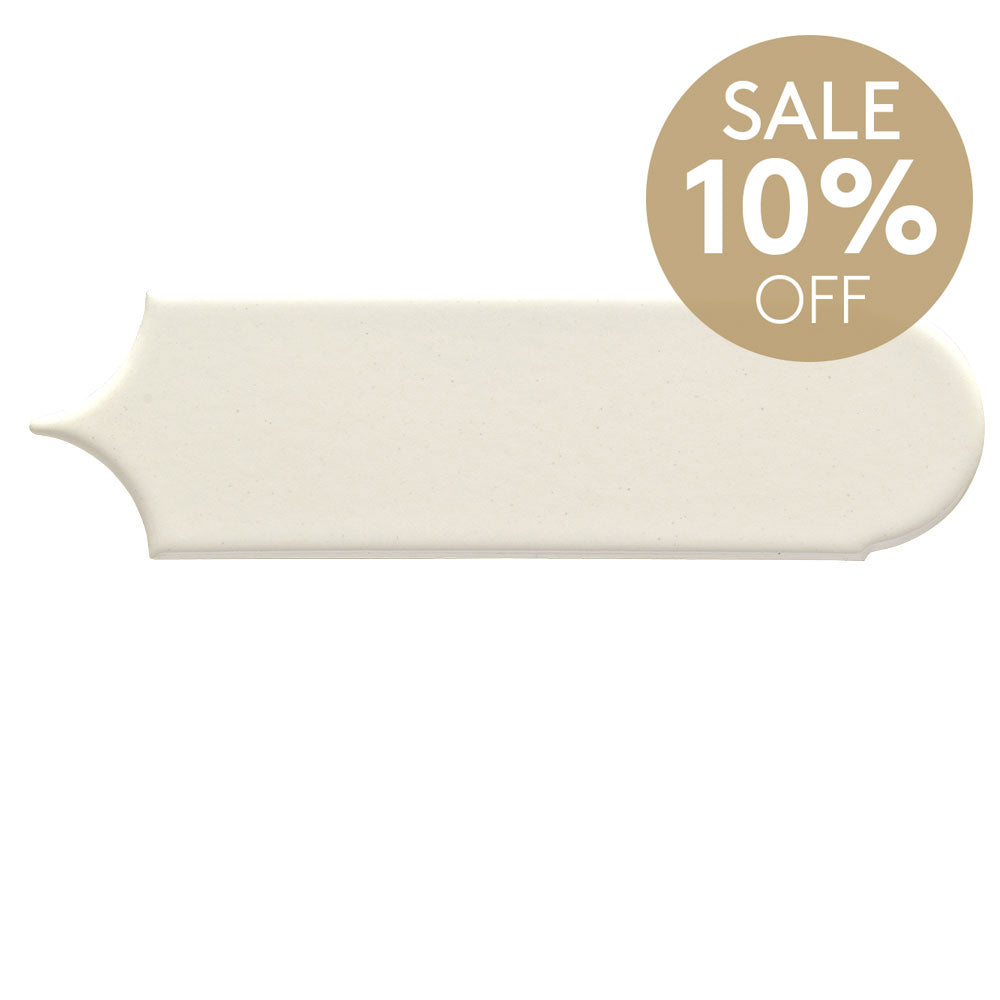 Olympus White Feather 85x300 Hand Made Gloss Tile