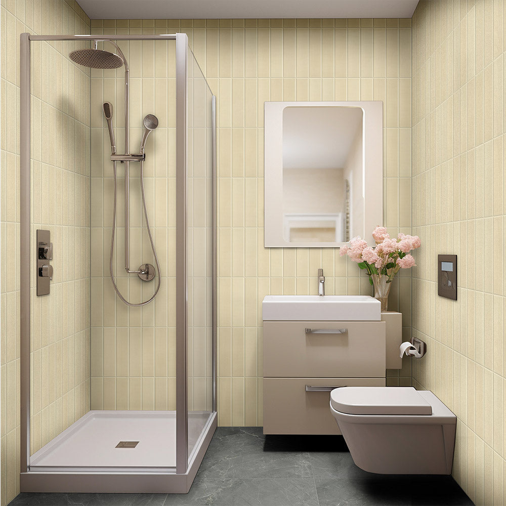 Osaka Mix Shade Beige 75x300 Matt Subway Tile