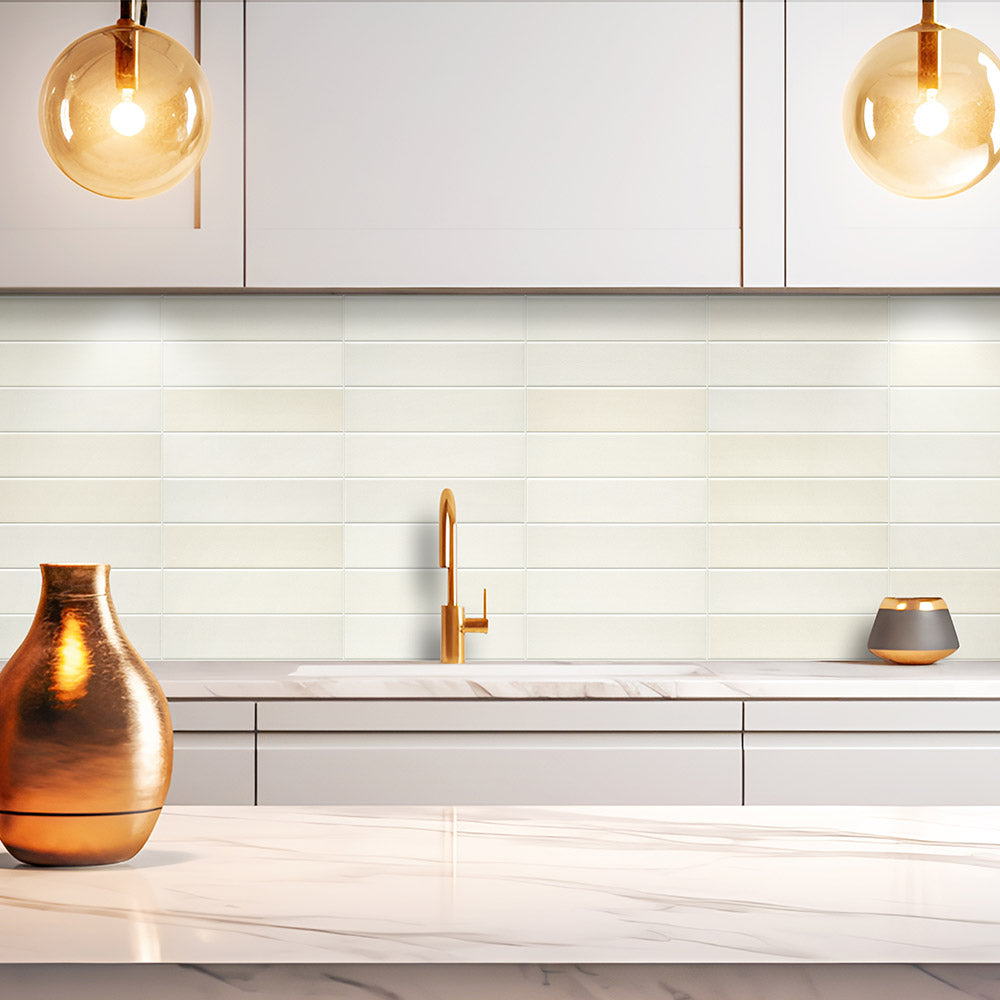 Osaka Mix Shade Ivory 75x300 Matt Subway Tile